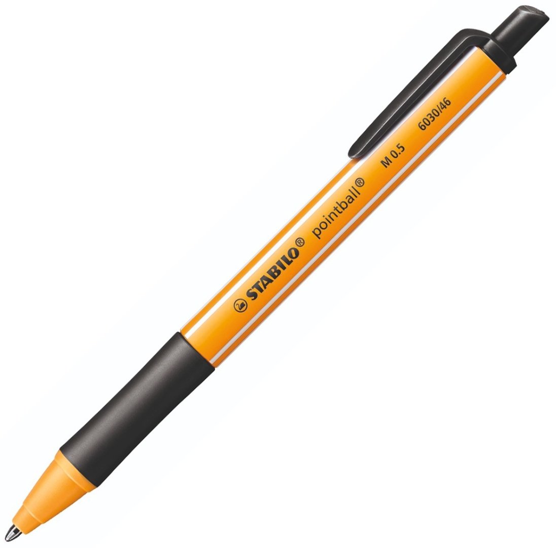 Ручка шариковая STABILO pointball 1 шт, 0.5 мм, цвет чернил черный - ForteMarket Ручка шариковая STABILO pointball 1 шт, 0.5 мм, цвет чернил черный купить,0