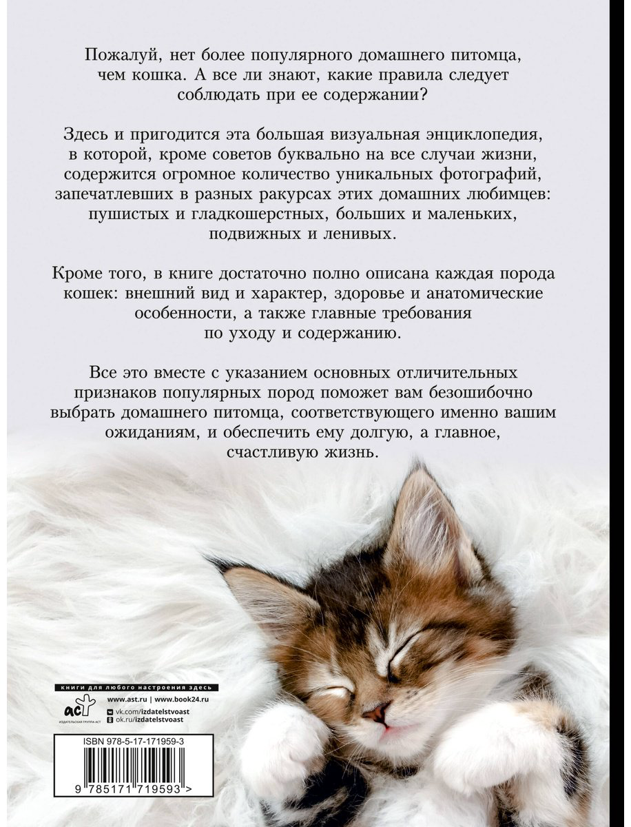 Книга Смирнов Д. С., Спектор А. А.: Кошки. Большая визуальная энциклопедия купить,NaN
