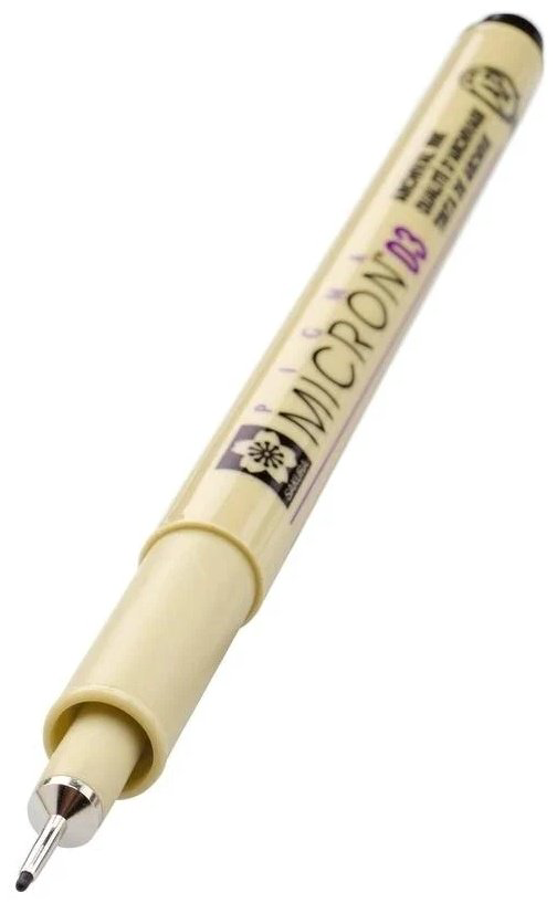 Ручка линер SAKURA Pigma Micron 1 шт, цвет чернил черный купить,NaN