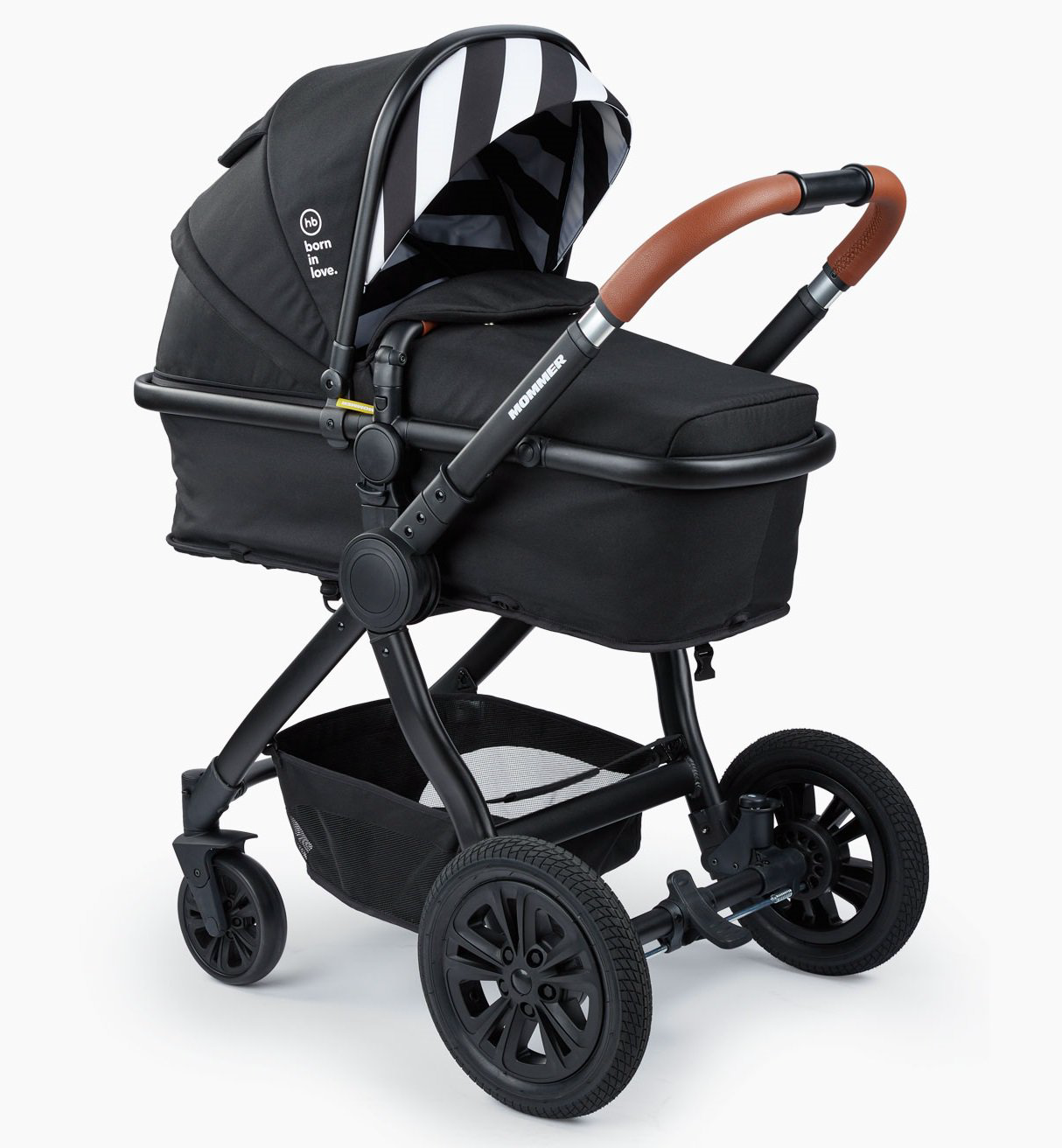 Коляска-трансформер Happy Baby 2в1 Mommer Black купить,NaN