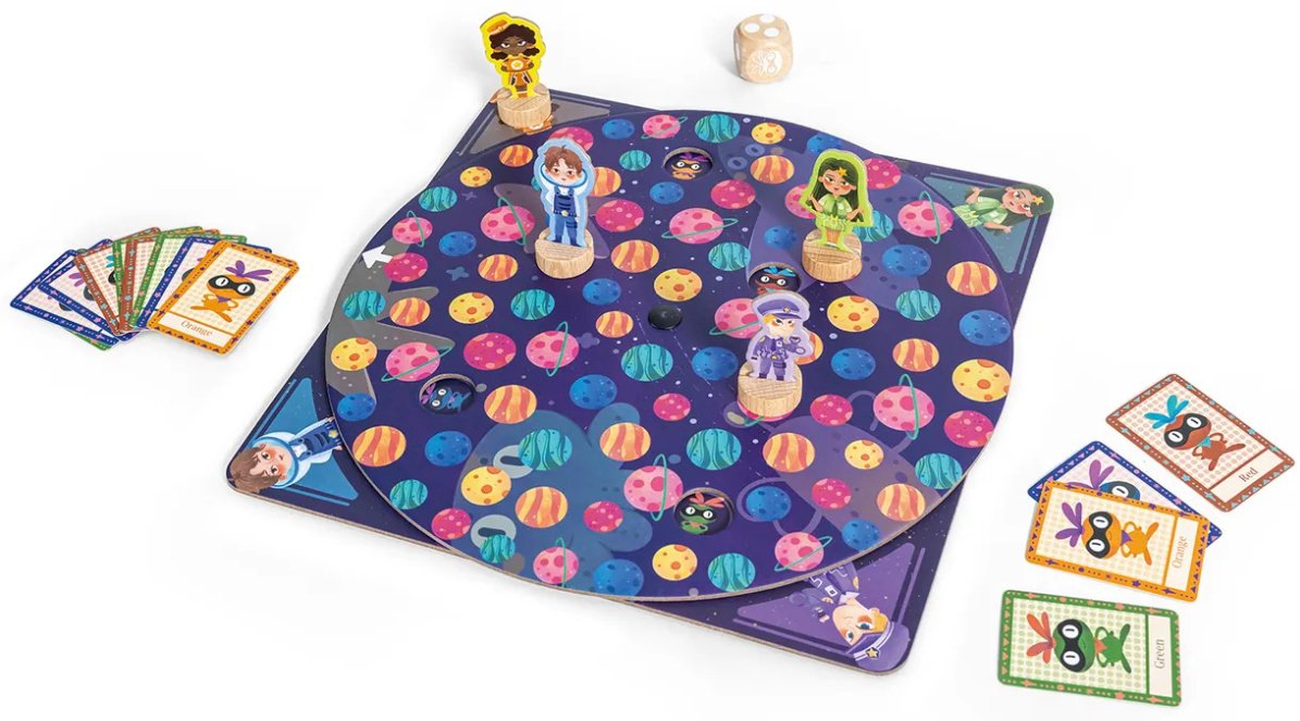 Настольная игра Hape Межгалактическая полиция - ForteMarket Настольная игра Hape Межгалактическая полиция купить,0
