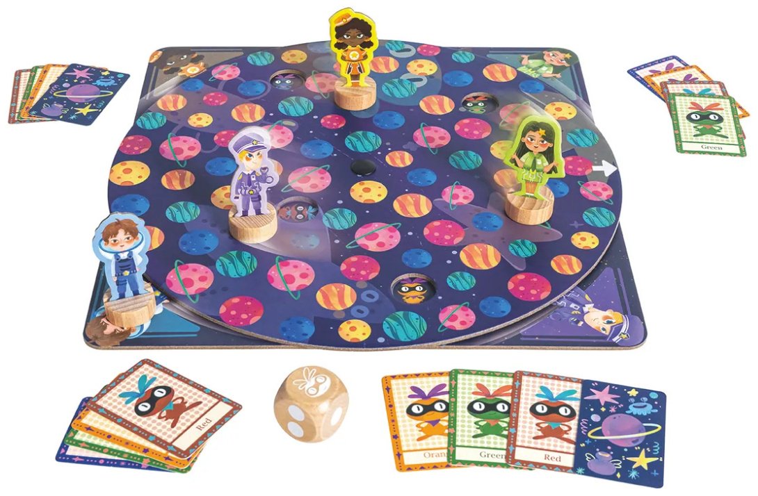 Настольная игра Hape Межгалактическая полиция - ForteMarket Настольная игра Hape Межгалактическая полиция купить,0