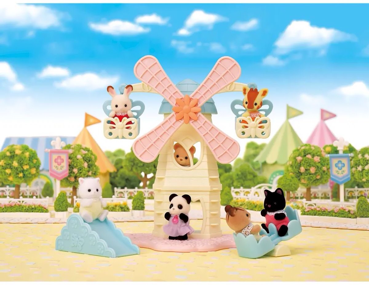 Набор Sylvanian Families: Игровая площадка "Ветряная мельница"  Sylvanian Families 5526 купить,0