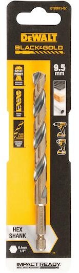 Сверло DeWALT по металлу DeWALT DT20615-QZ 9.5 мм, 1 шт.