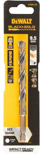 Сверло DeWALT по металлу DeWALT DT20615-QZ 9.5 мм, 1 шт.