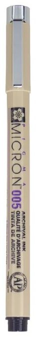 Ручка линер SAKURA Pigma Micron 005 XSDK005 1 шт, 0.2 мм, цвет чернил черный - ForteMarket Ручка линер SAKURA Pigma Micron 005 XSDK005 1 шт, 0.2 мм, цвет чернил черный купить,0