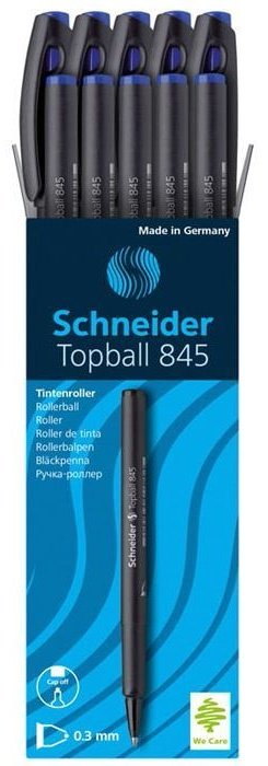 Ручка роллер Schneider Topball 845 184503 1 шт, цвет чернил синий - ForteMarket Ручка роллер Schneider Topball 845 184503 1 шт, цвет чернил синий купить,0