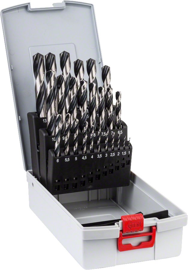 Сверло Bosch HSS PointTeQ набор 25 шт ProBox, 2608577352