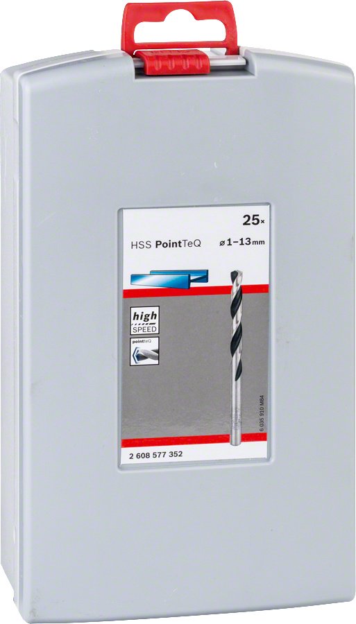 Сверло Bosch HSS PointTeQ набор 25 шт ProBox, 2608577352 купить,0