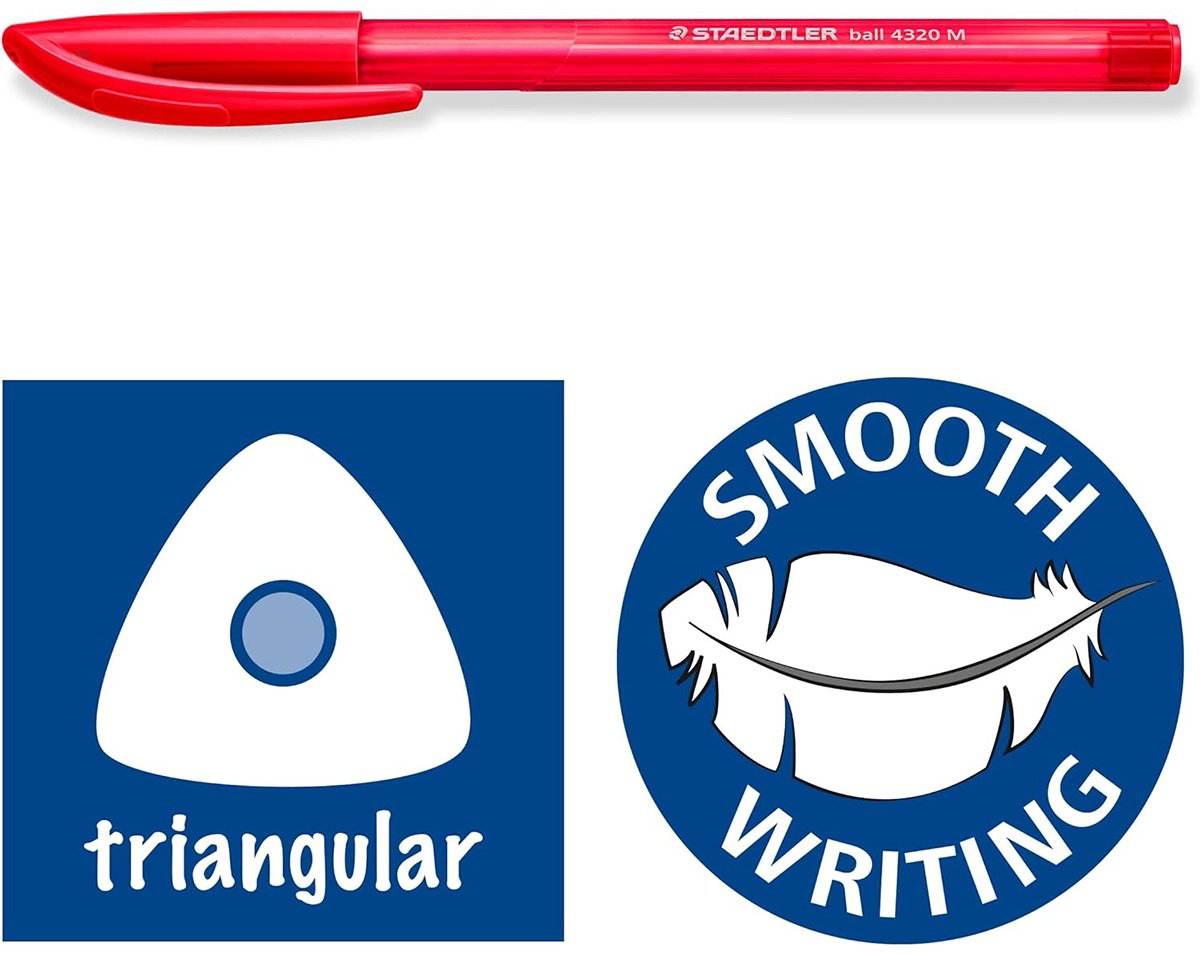 Ручка шариковая STAEDTLER 4320 MC10 10 шт, 1 мм, цвет чернил мультиколор купить,NaN