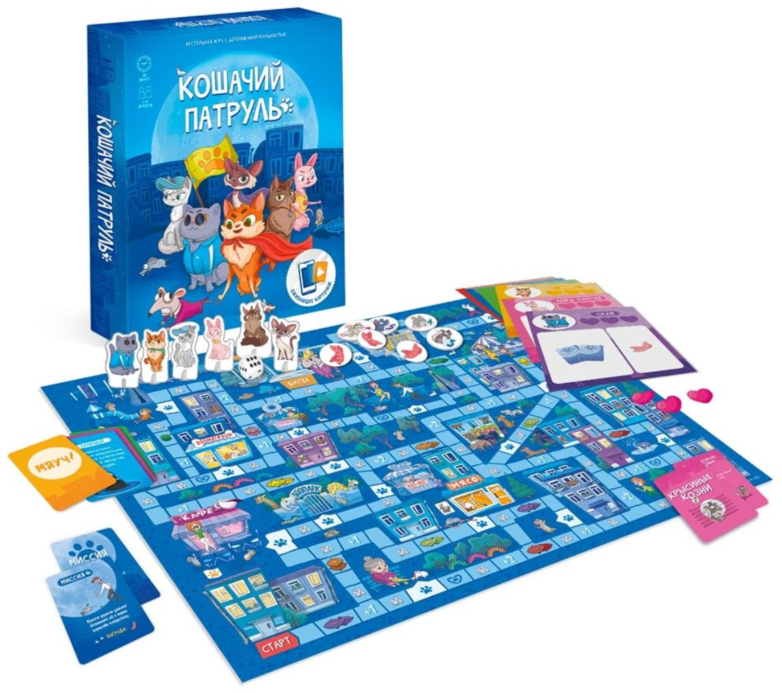 Настольная игра ГЕОДОМ Кошачий патруль купить,NaN