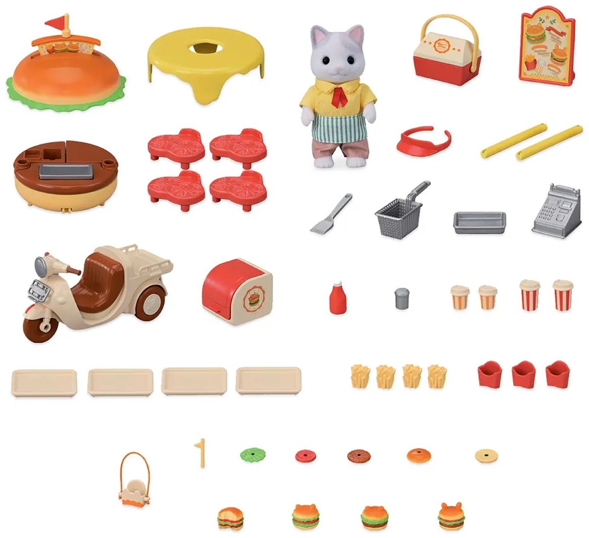 Набор Бургерная на колесах Sylvanian Families 5757 - ForteMarket Набор Бургерная на колесах Sylvanian Families 5757 купить,0