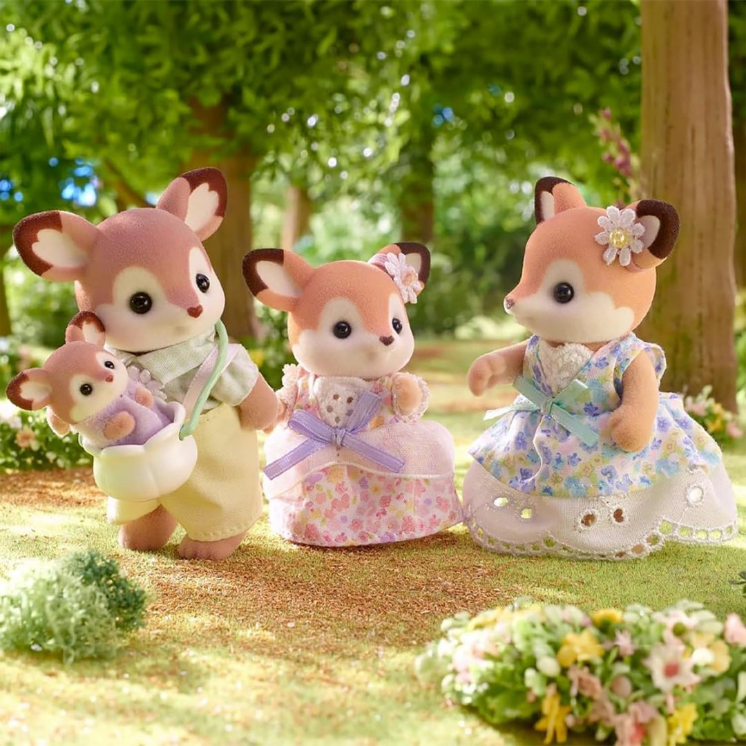 Набор Семья оленей Sylvanian Families купить,0