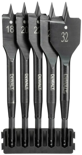 Сверло DeWALT перьевое DT70832-QZ 32 мм, 5 шт.