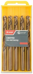 Сверло CUTOP по металлу 53-458 10 мм, 5 шт.