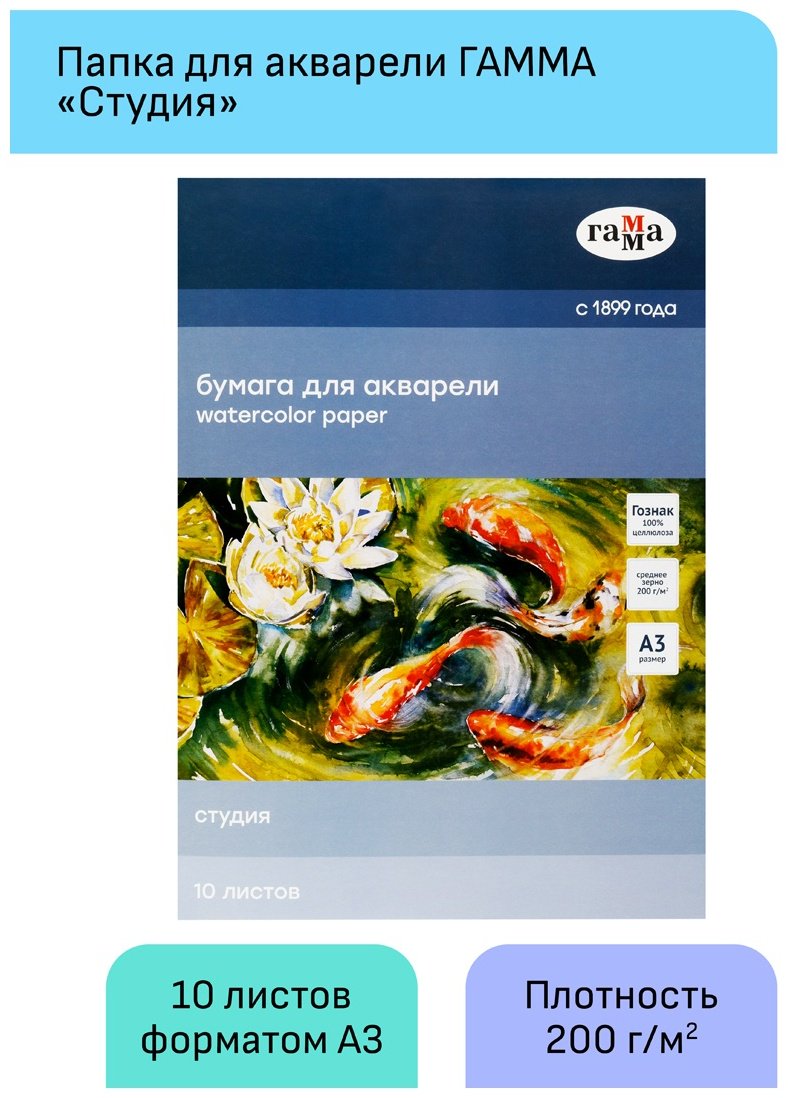 Папка Гамма 30C03F710W A3 10 листов