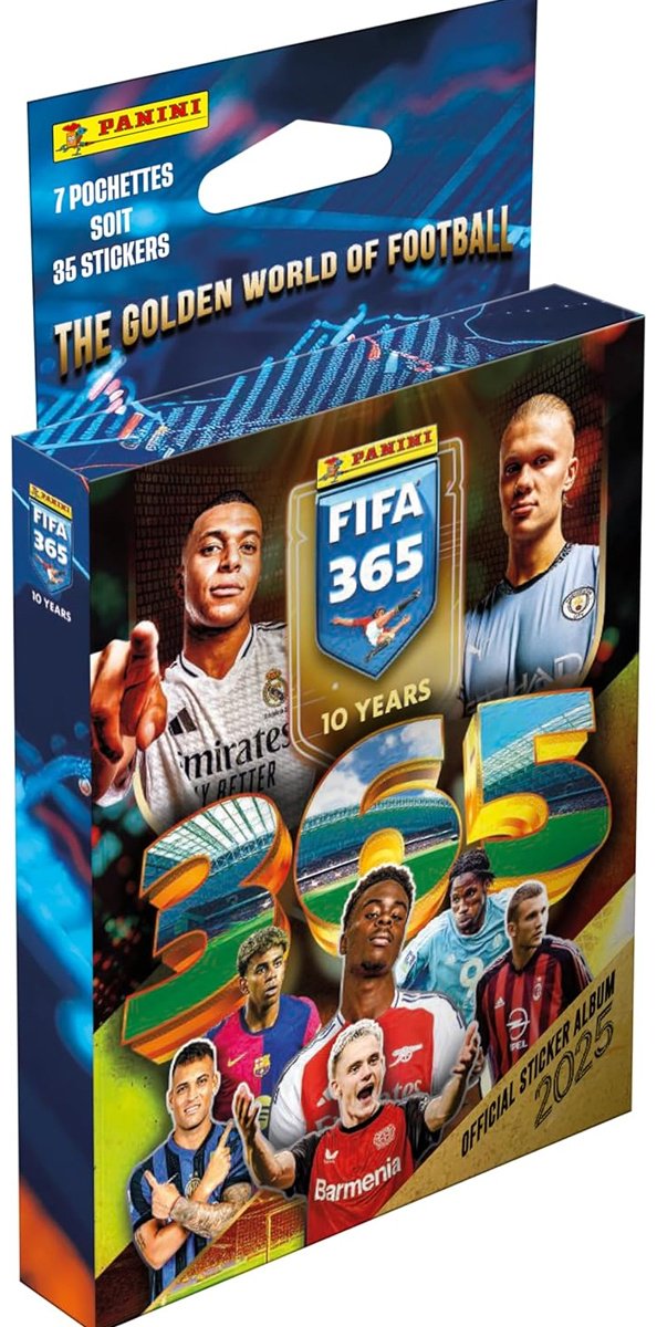 Наклейки Лист Panini FIFA 365 - 2025 (набор из 5 пакетиков наклеек) 8051708020496 35