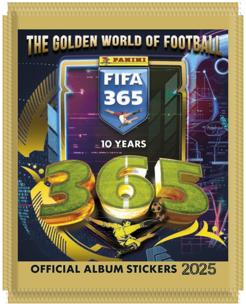 Наклейки Лист Panini FIFA 365 - 2025 (набор из 5 пакетиков наклеек) 8051708020496 35 купить,0