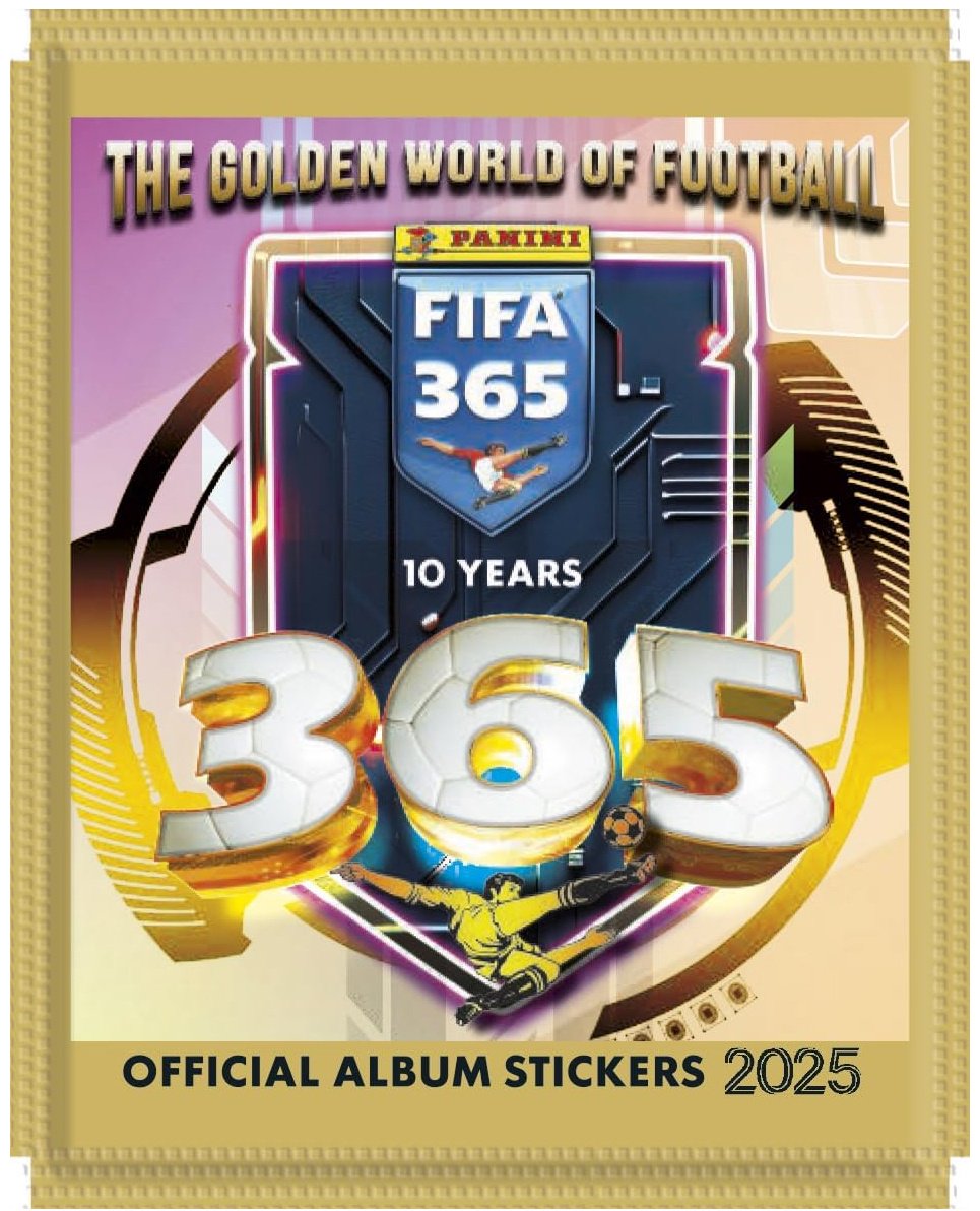 Наклейки Лист Panini FIFA 365 - 2025 (набор из 5 пакетиков наклеек) 8051708020496 35 купить,0