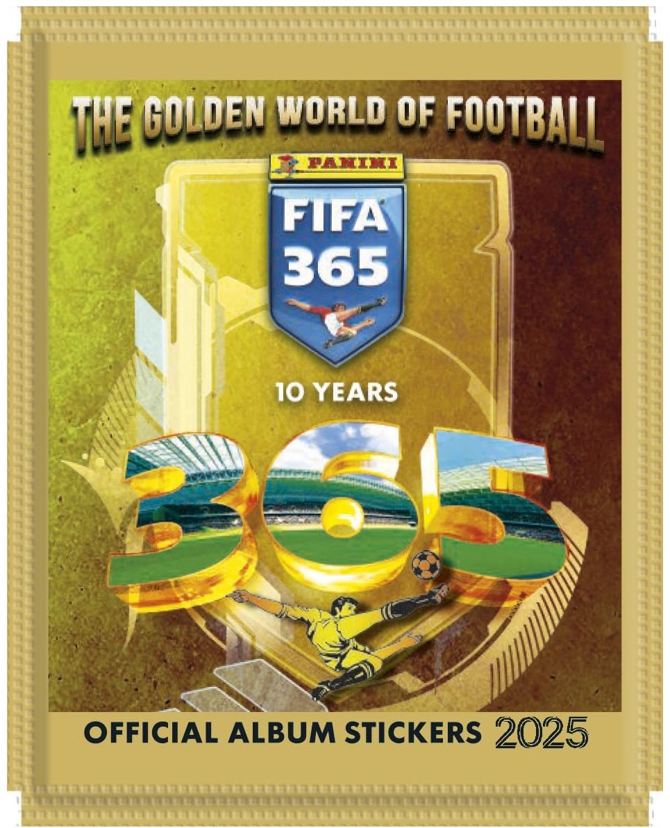 Наклейки Лист Panini FIFA 365 - 2025 (набор из 5 пакетиков наклеек) 8051708020496 35 купить,0