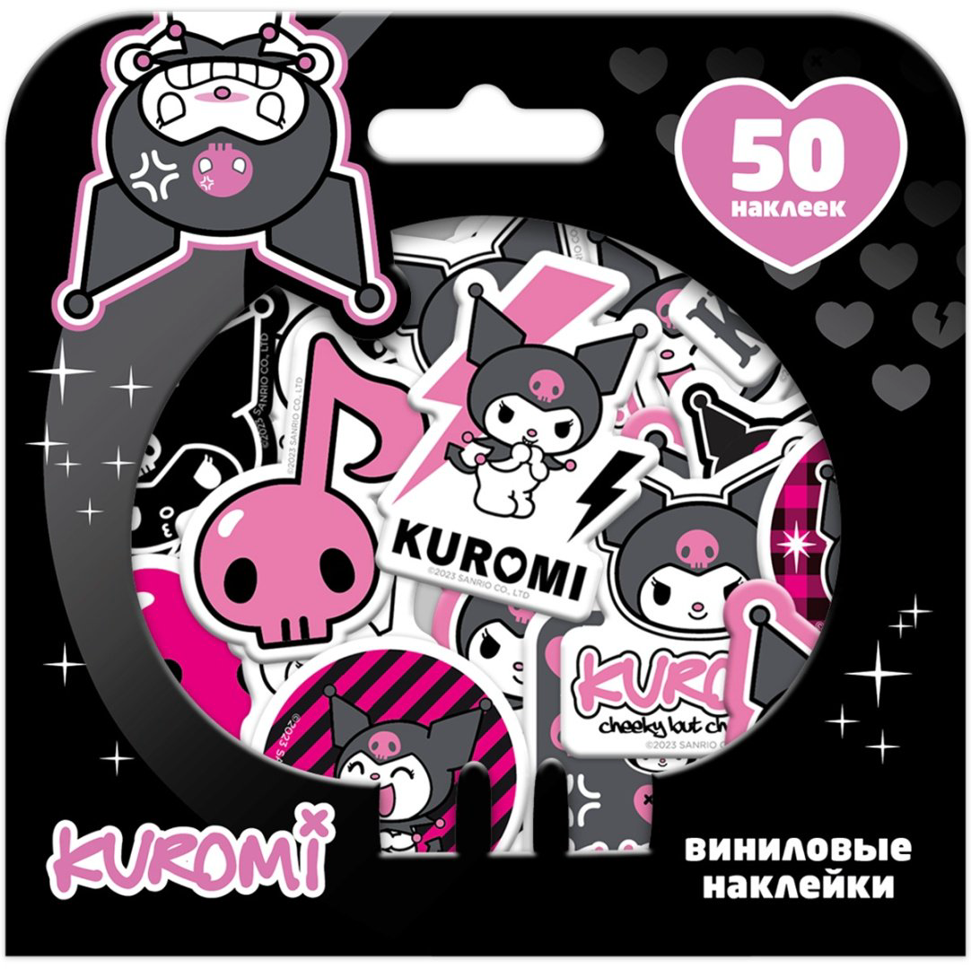 Наклейки Лист Kuromi АКС-2559 50 купить,NaN