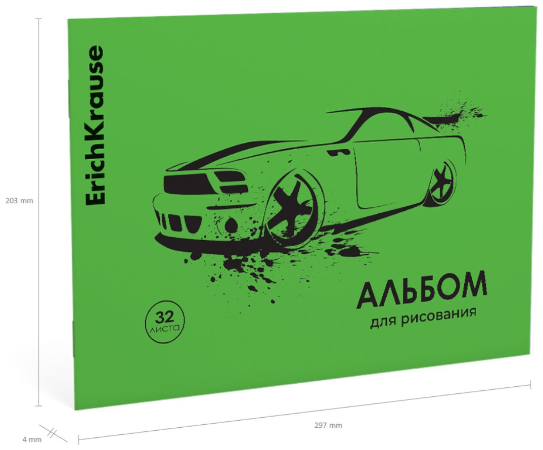 Альбом Erich Krause 63612 A4 32 листа купить,0