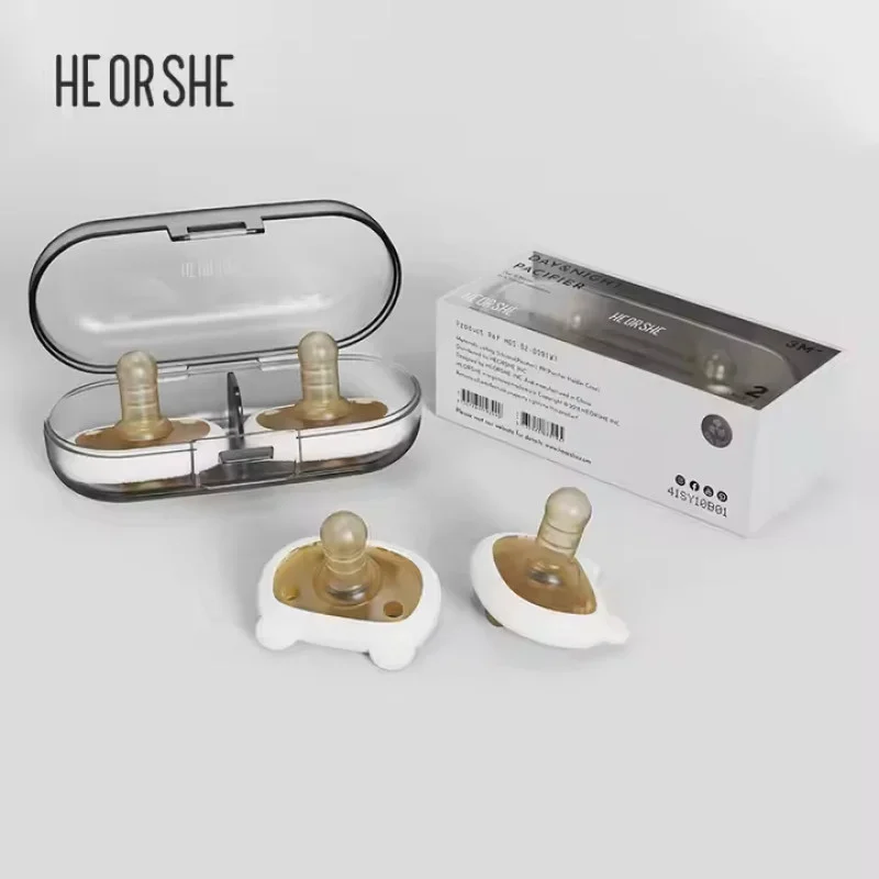 Пустышки Heorshe день и ночь 3 м+ белые 2 шт  купить,NaN