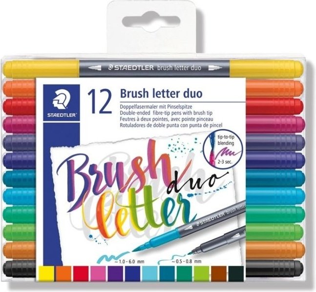 STAEDTLER 3004 TB12 Brush Lettering 12 шт