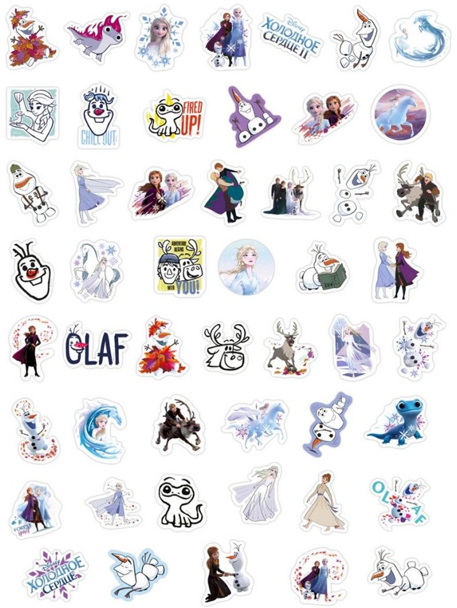 Наклейки Лист Disney Холодное сердце АКС-2561 50 купить,0
