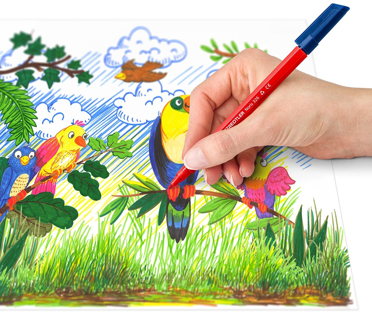 Фломастер STAEDTLER 326 C10 E1 10 шт купить,NaN