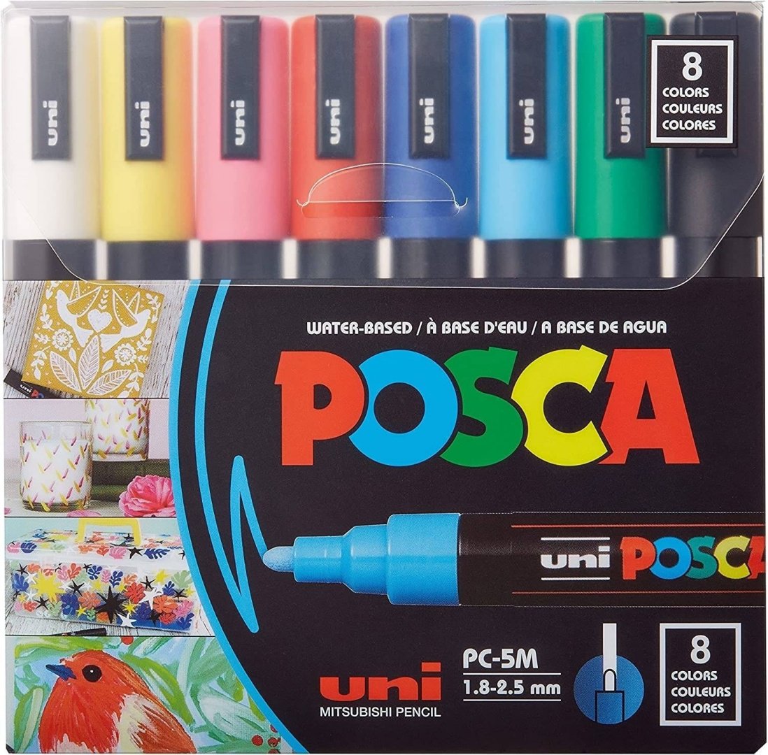Фломастер POSCA PC-5M 8 шт