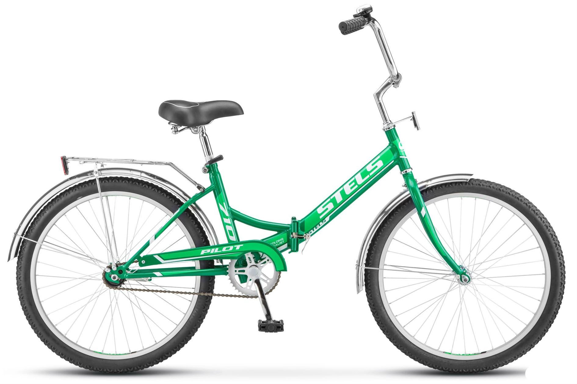Велосипед складной Stels Pilot 710 зеленый
