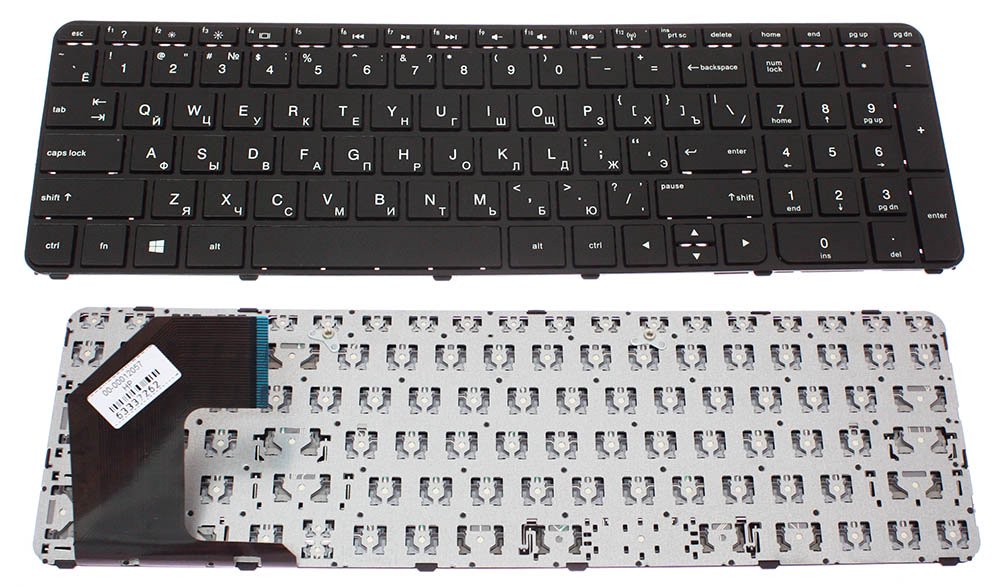 Клавиатура для ноутбука HP Pavilion 15 B1420X  701684-251 черная