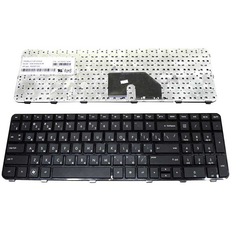 Клавиатура для ноутбука HP Pavilion DV6-6000 RU рамка черная