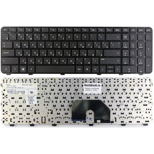Клавиатура для ноутбука HP Pavilion DV6-6000 RU рамка черная - ForteMarket Клавиатура для ноутбука HP Pavilion DV6-6000 RU рамка черная купить,0