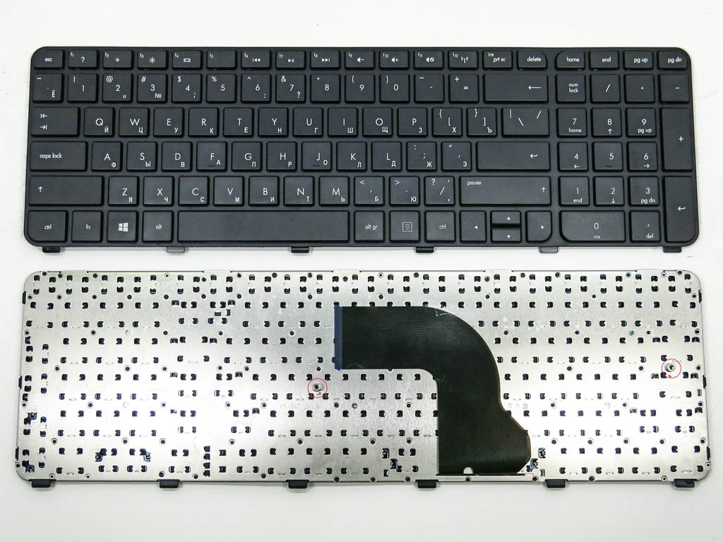 Клавиатура для ноутбука HP Pavilion DV7-7000 RU рамка черная - ForteMarket Клавиатура для ноутбука HP Pavilion DV7-7000 RU рамка черная купить,0