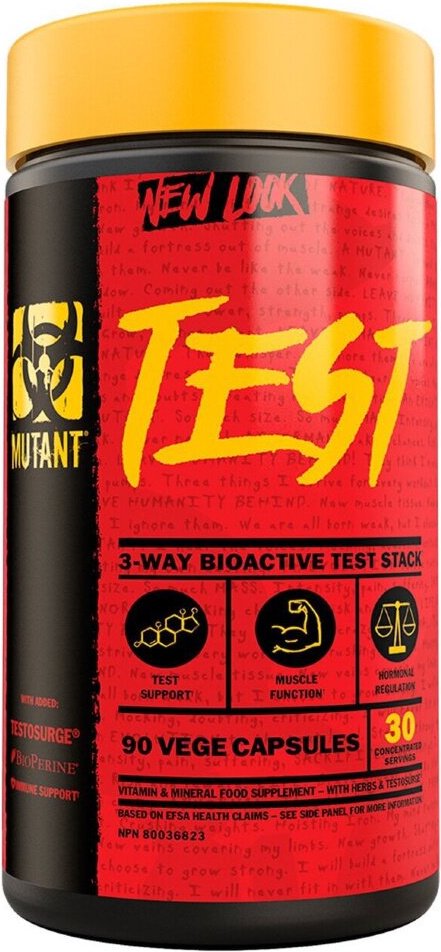 Бустер тестостерона Mutant Test 90 капсул