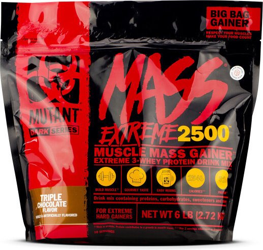 Гейнер Mutant Mass Xxxtreme 2500 шоколад 2,7 кг