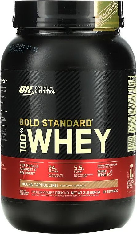Протеин Optimum Nutrition 100% Whey Gold Standard мокка капучино 907 гр