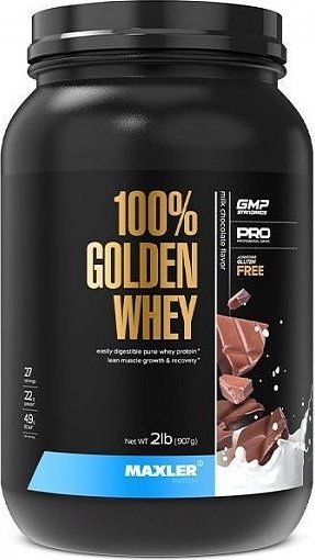 Протеин Maxler 100% Golden Whey молочный шоколад 900 гр