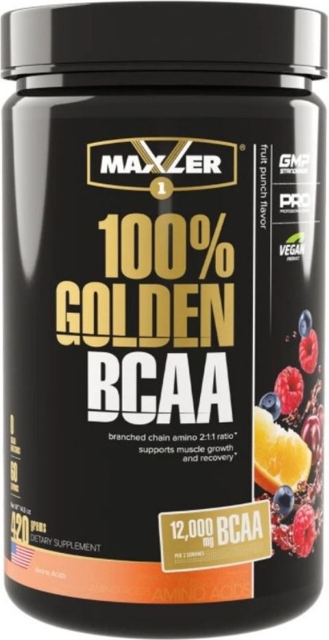 BCAA Maxler 100% Golden BCAA фруктовый пунш 420 гр