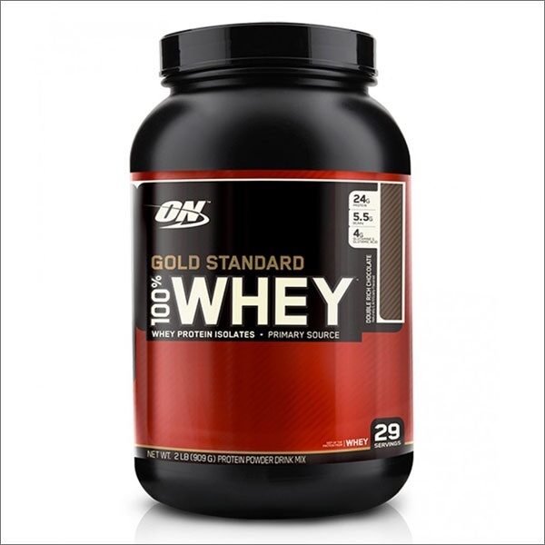 Протеин Optimum Nutrition 100% Whey Gold Standard двойной шоколад 899 гр