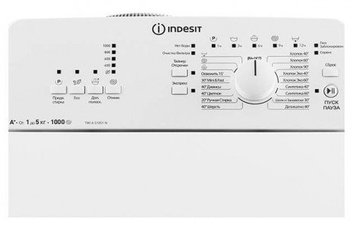 Стиральная машина Indesit BTW A51051 RF белая купить,NaN