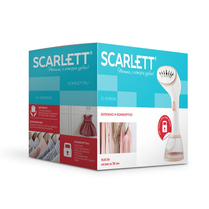 Отпариватель для одежды Scarlett SC-GS135S06 белый - ForteMarket Отпариватель для одежды Scarlett SC-GS135S06 белый купить,0