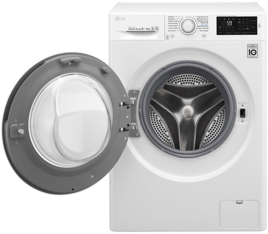 Стиральная машина LG F2J6NM0W белая