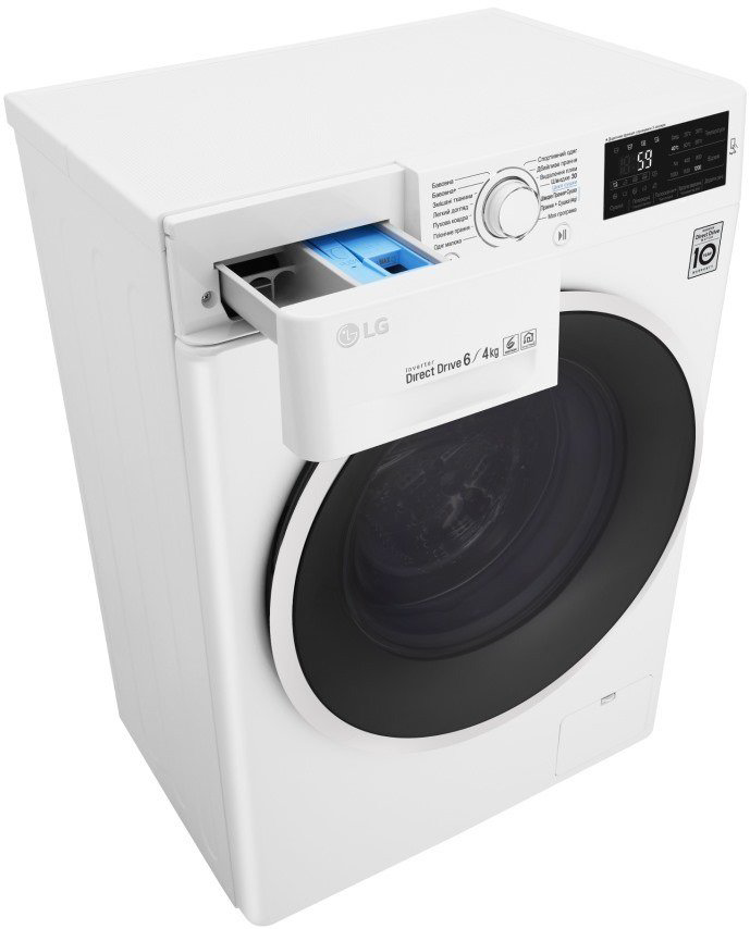 Стиральная машина LG F2J6NM0W белая купить,NaN