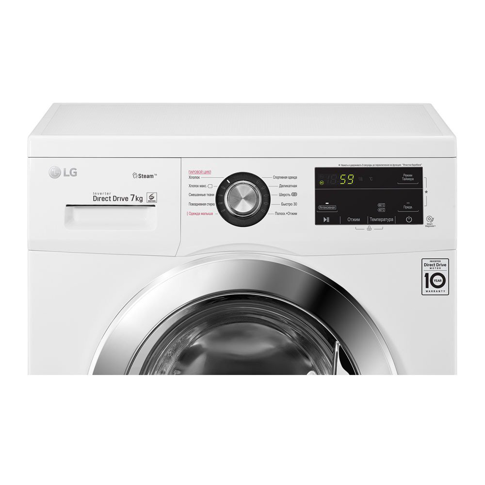 Стиральная машина LG F2J3HS2W белая купить,NaN