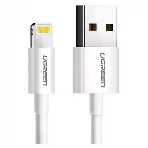 Кабель Ugreen US155 Lightning to USB-A Male Cable 1m 20728 White