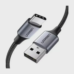 Кабель Ugreen US288 USB-A to USB-C Aluminum Braid 1.5m 60127 Black