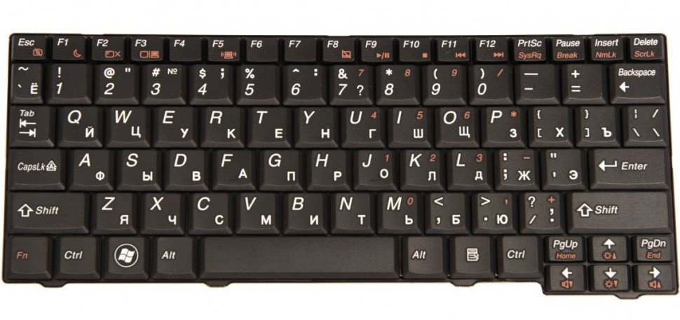 Клавиатура для ноутбука Lenovo IdeaPad S10-2 RU черная купить,0